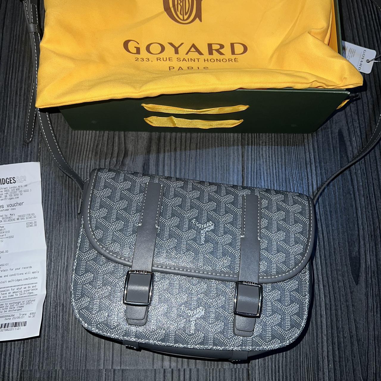 MENS GREY GOYARD BAG BRAND NEW COMES AS PICTURED... - Depop