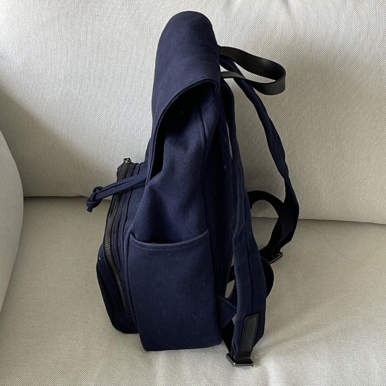 EVERLANE Modern Snap Backpack Navy Blue Depop