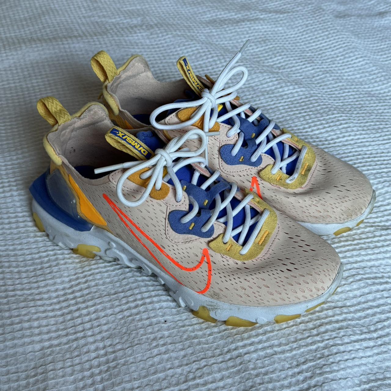 Nike React Vision, Coral, Orange Blue, Size