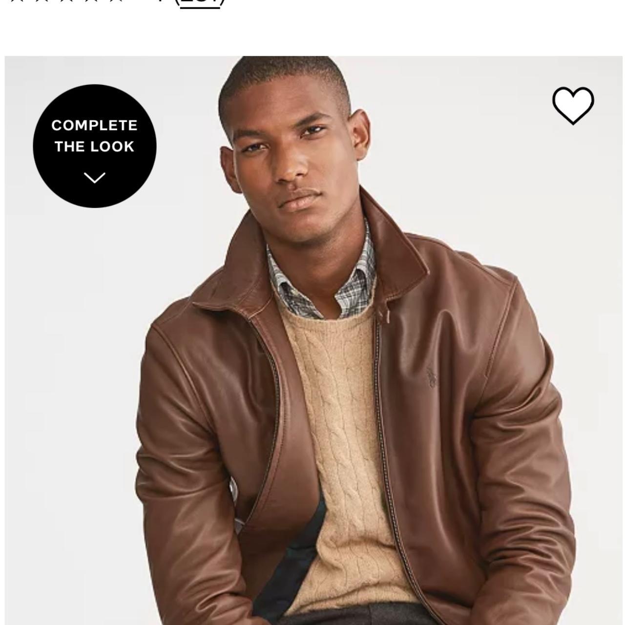 Ralph Lauren Men's store Leather Jacket