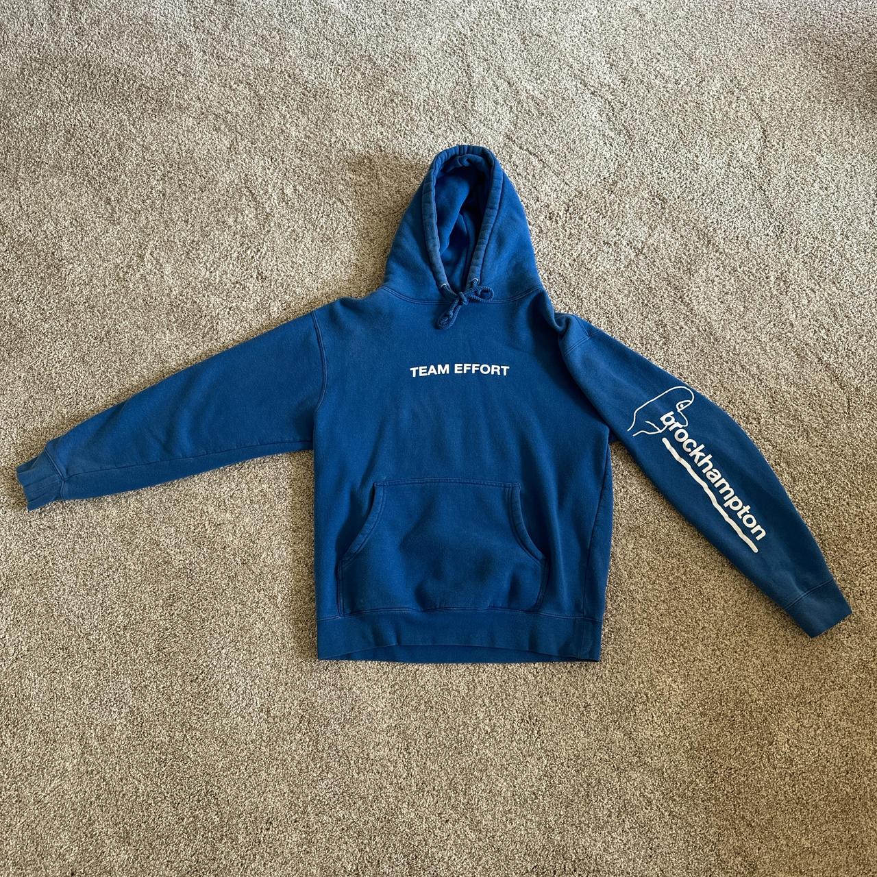 Blue brockhampton hoodie online