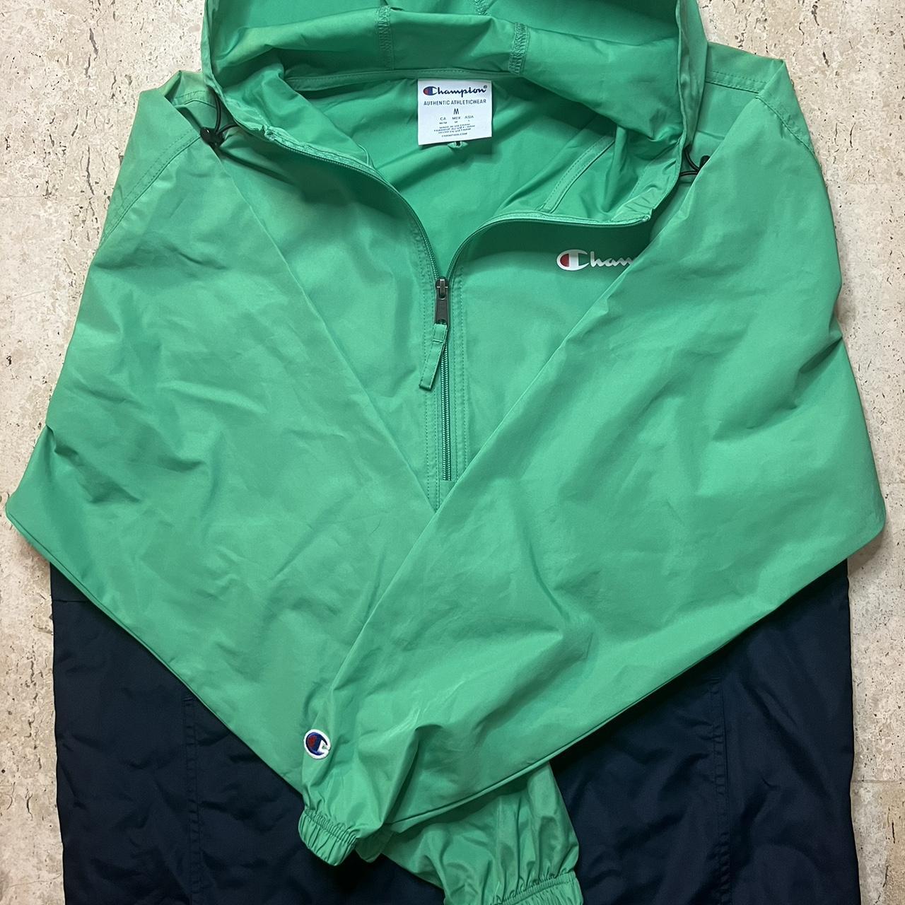 Champion Men s Colorblocked Packable Jacket Size. Depop