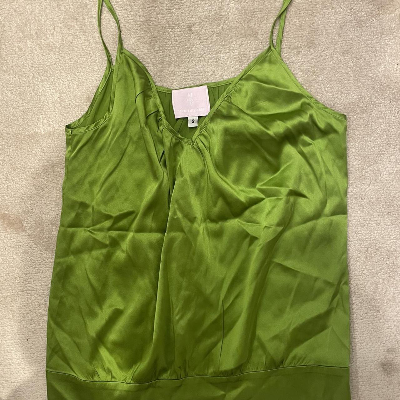 Cami NYC Women's Green Shirt Depop