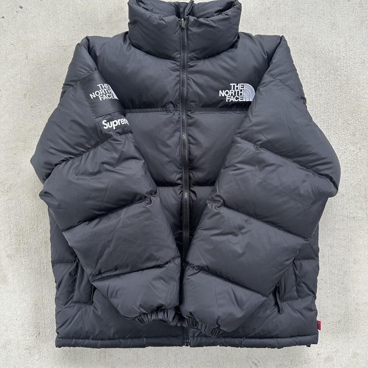 Supreme x The North Face Split Nuptse Jacket - Black... - Depop