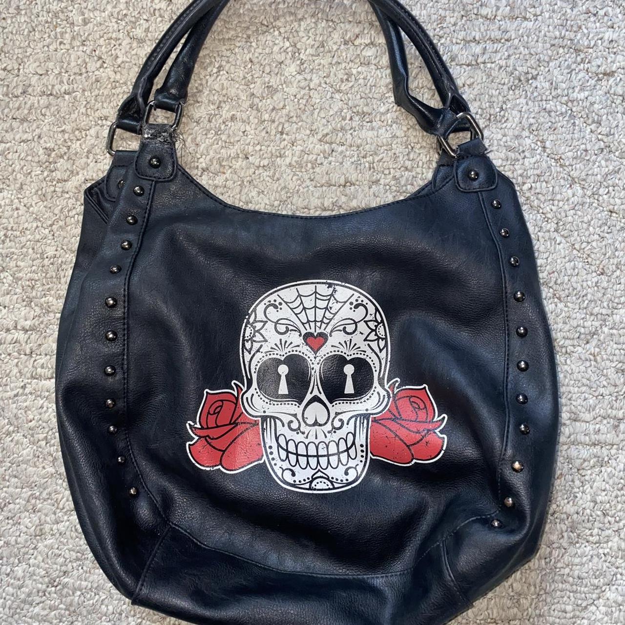 Fashion gg rose sugar skull handbag