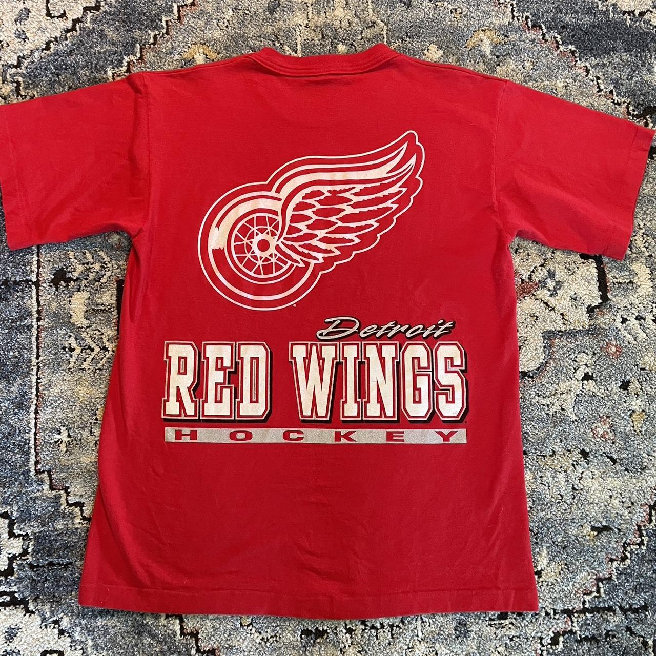 Red Wings throwback jersey