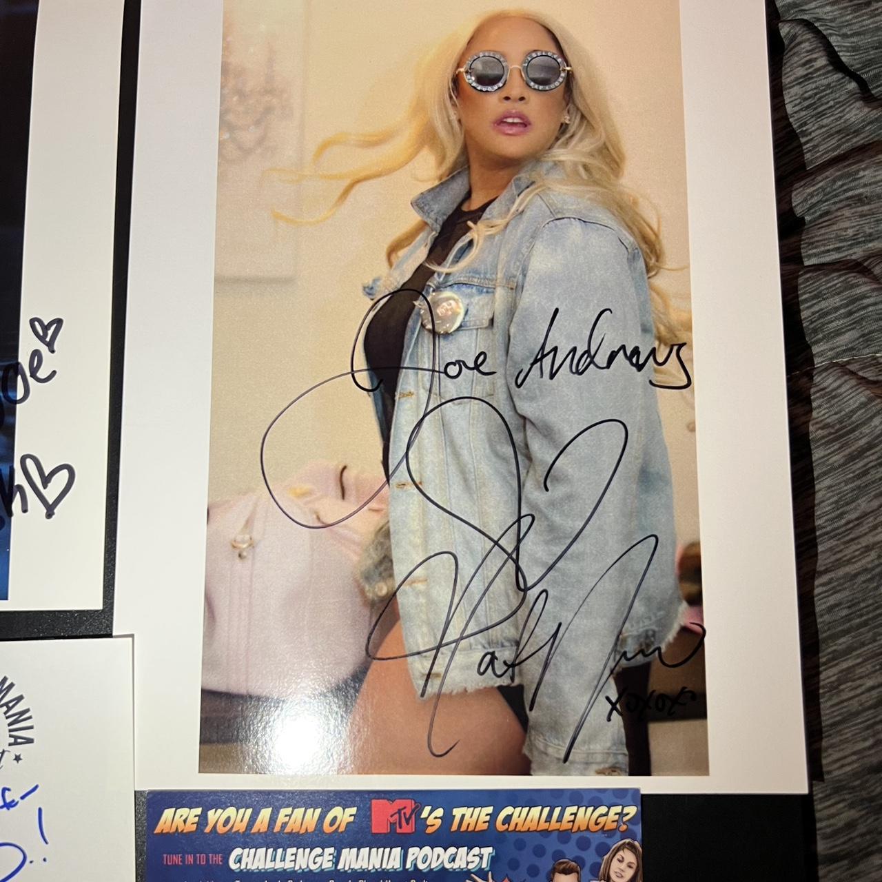 MTV The Challenge Autographed Mini Poster This Depop