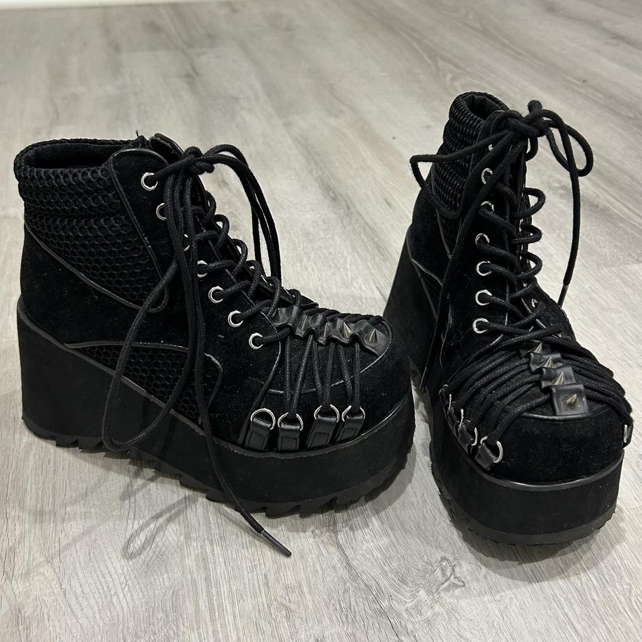 demonia proper work oxford shoes