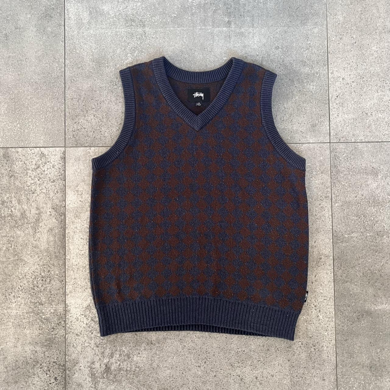 トップス STUSSY sweater vest 22ss STUSSY - Stussy GIZA SWEATER VESTの通販 by マロン's shop