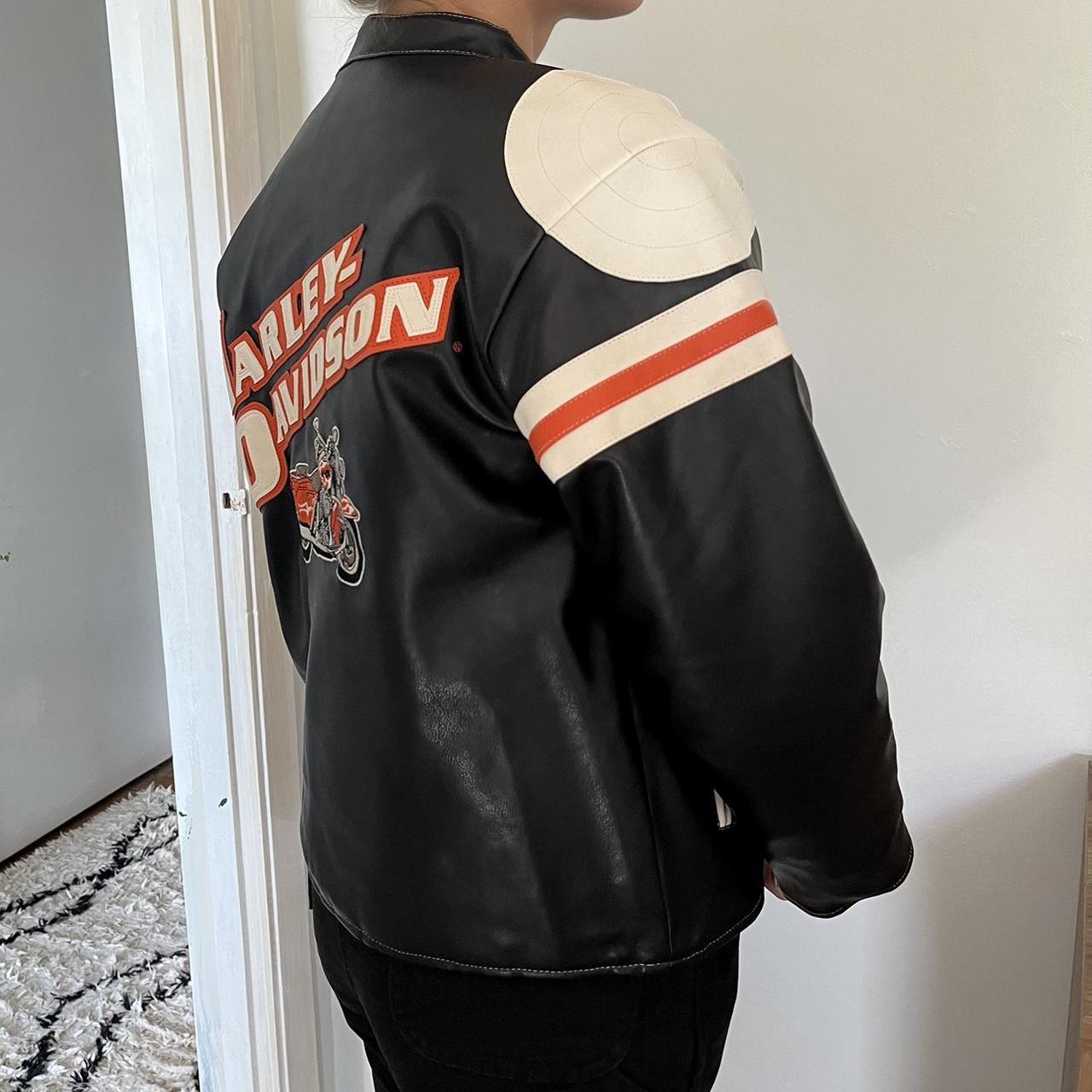 Harley Davidson padded jacket. This is such a cool. Depop