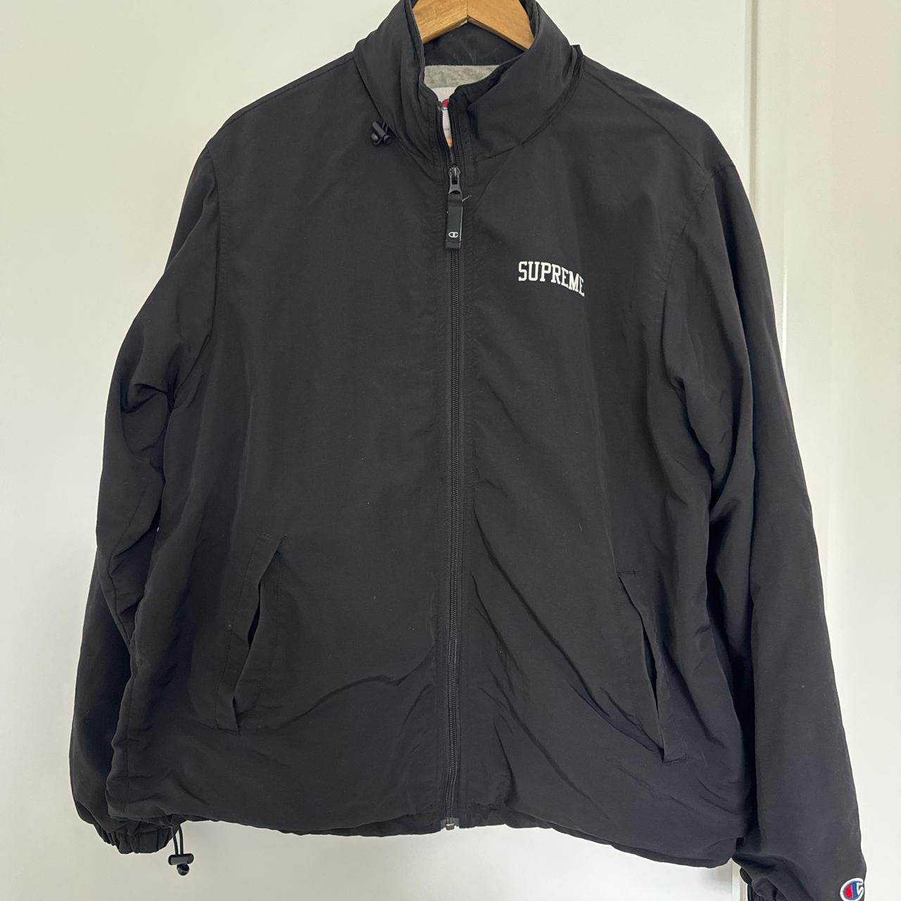 Supreme x Champion Windbreaker Black