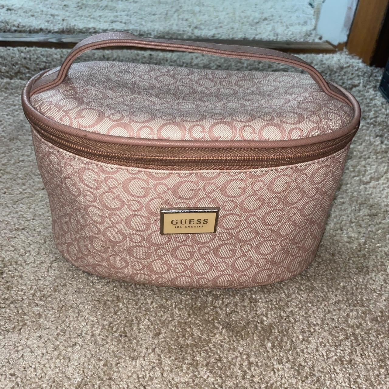 Pink Guess Makeup Bag Guess Makeup Excellent