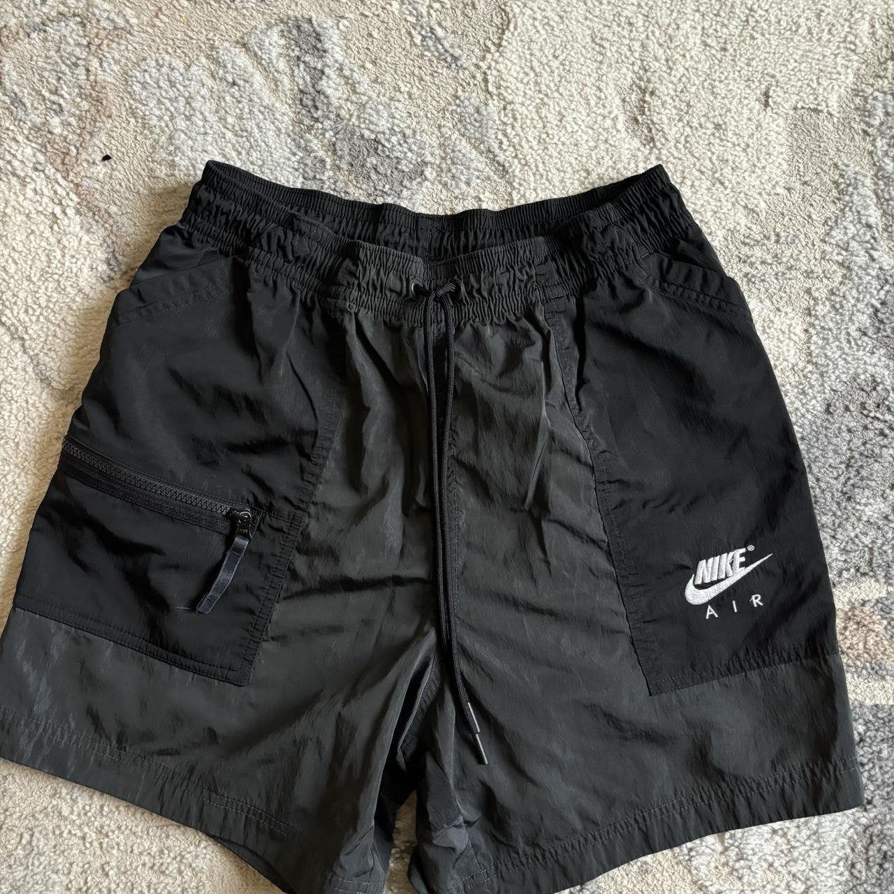 Nike black shorts with zip pockets Price negotiable. Depop