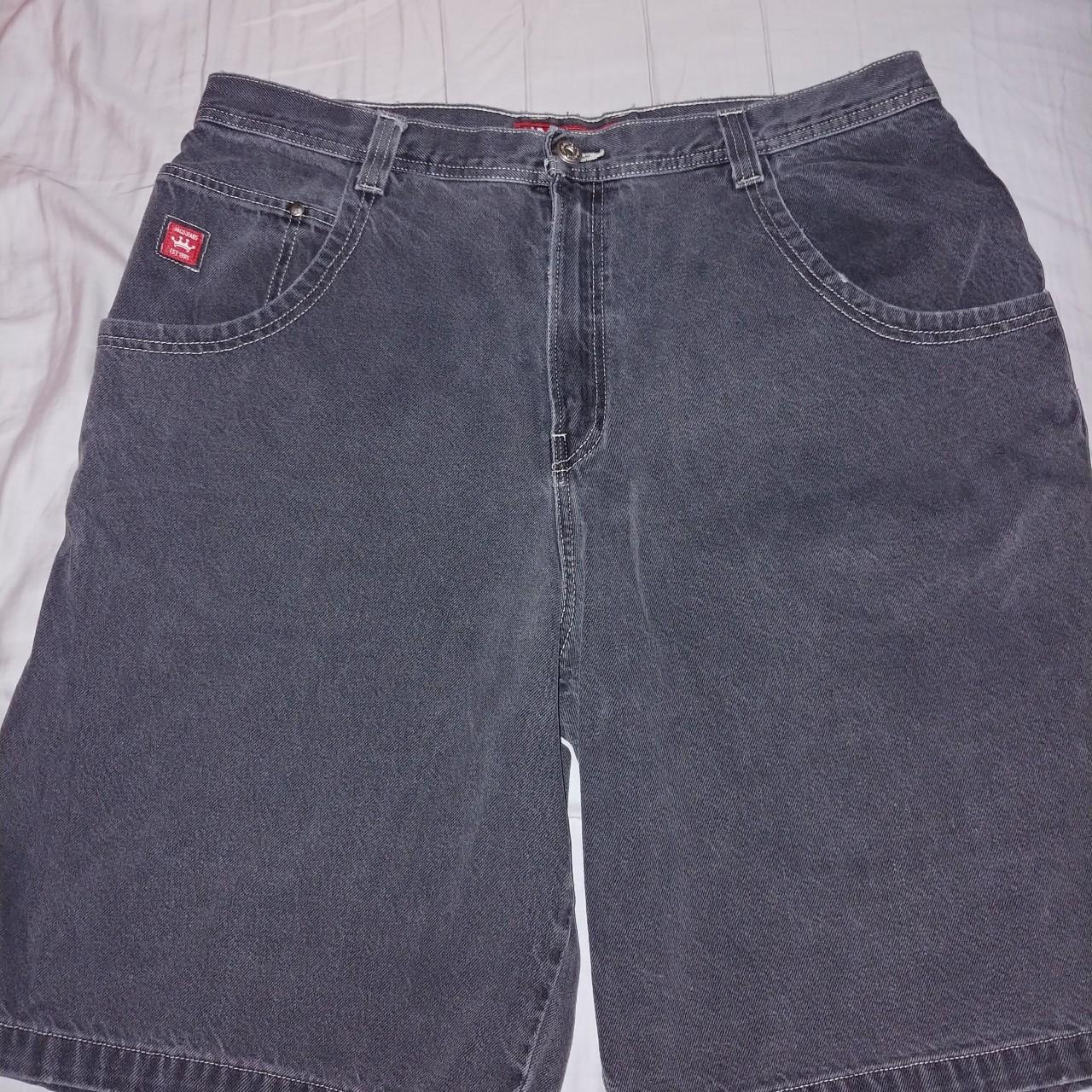 Vintage JNCO black snake jean shorts size 40. These... - Depop