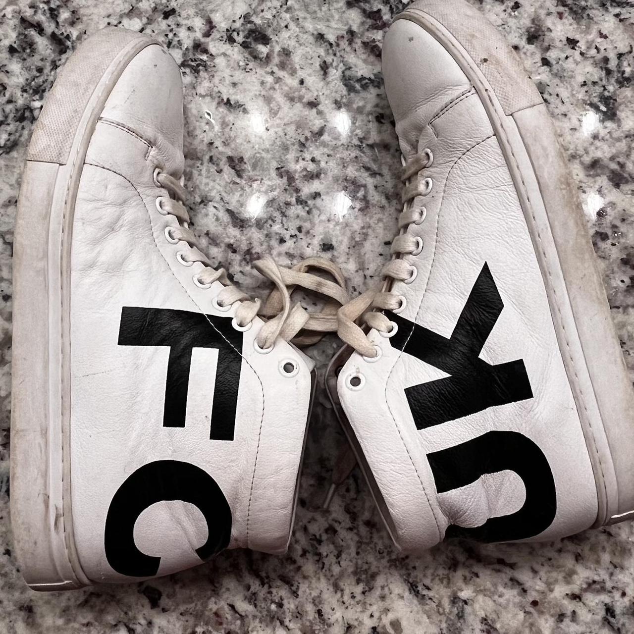 French connection leather sneakers, Decent