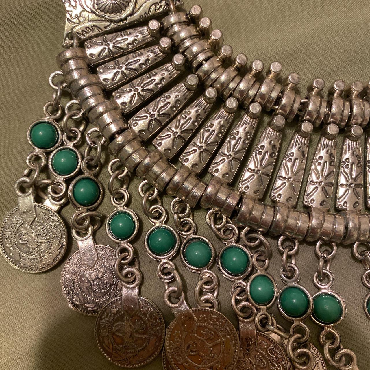 Women's Necklace - Silver/Multi – Statement colla… - image 2