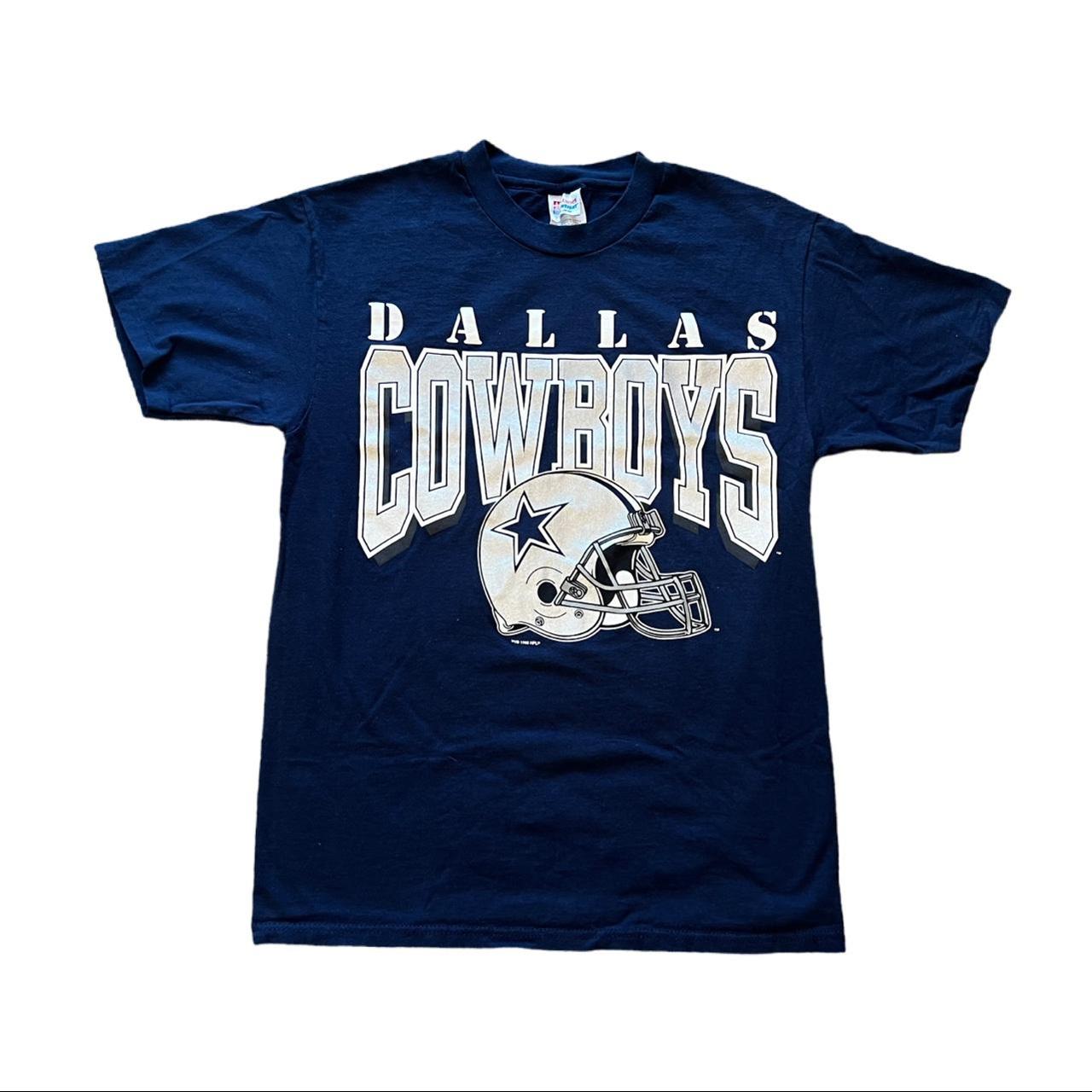 Rare Vintage Deion sanders 1995 Dallas Cowboys tee. - Depop