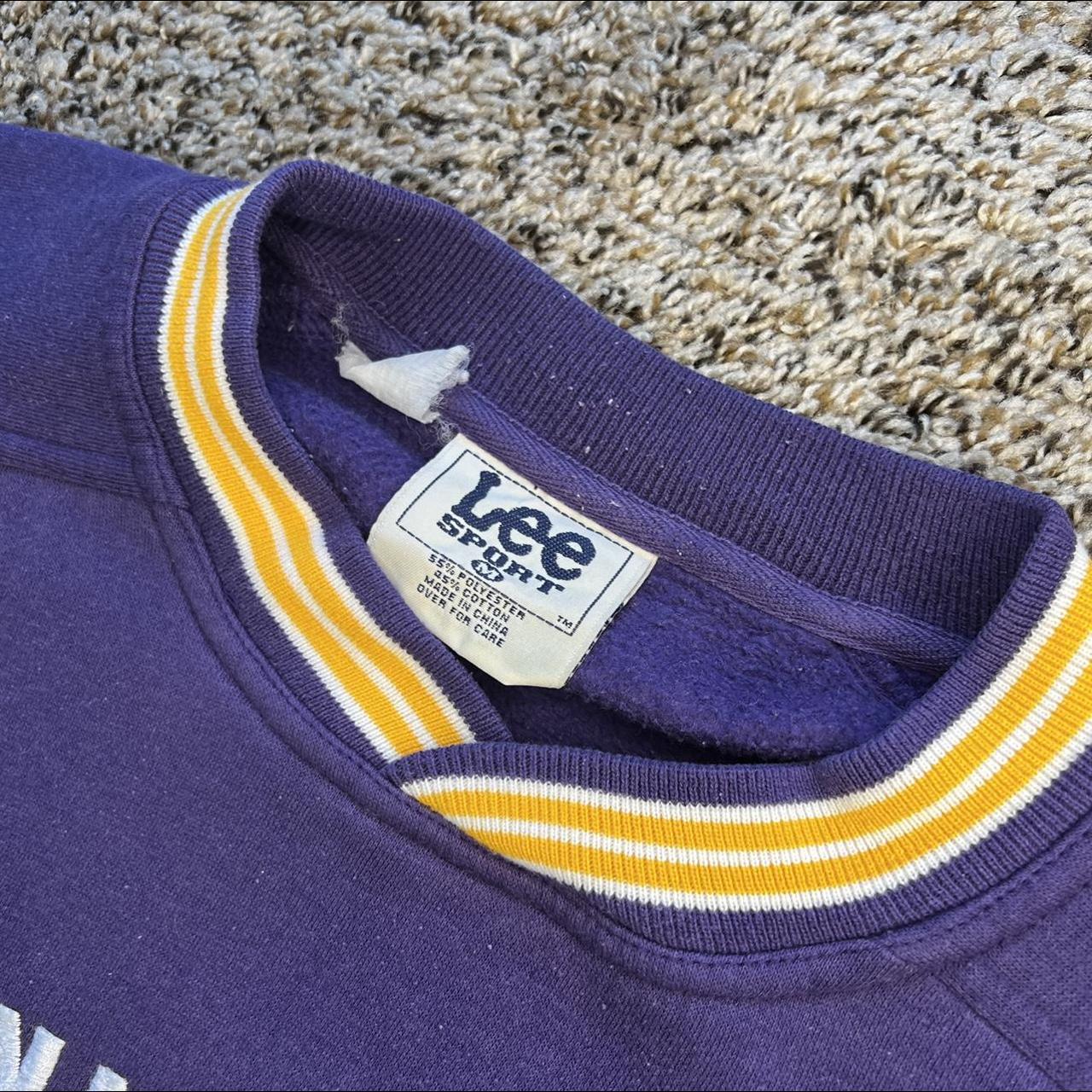 Vintage Minnesota Vikings Crew Neck Lee sport Size - Depop