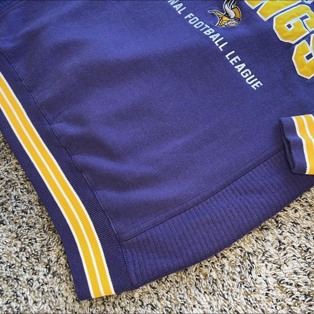 Vintage Embroidered Minnesota Vikings Sweater, Men's - Depop