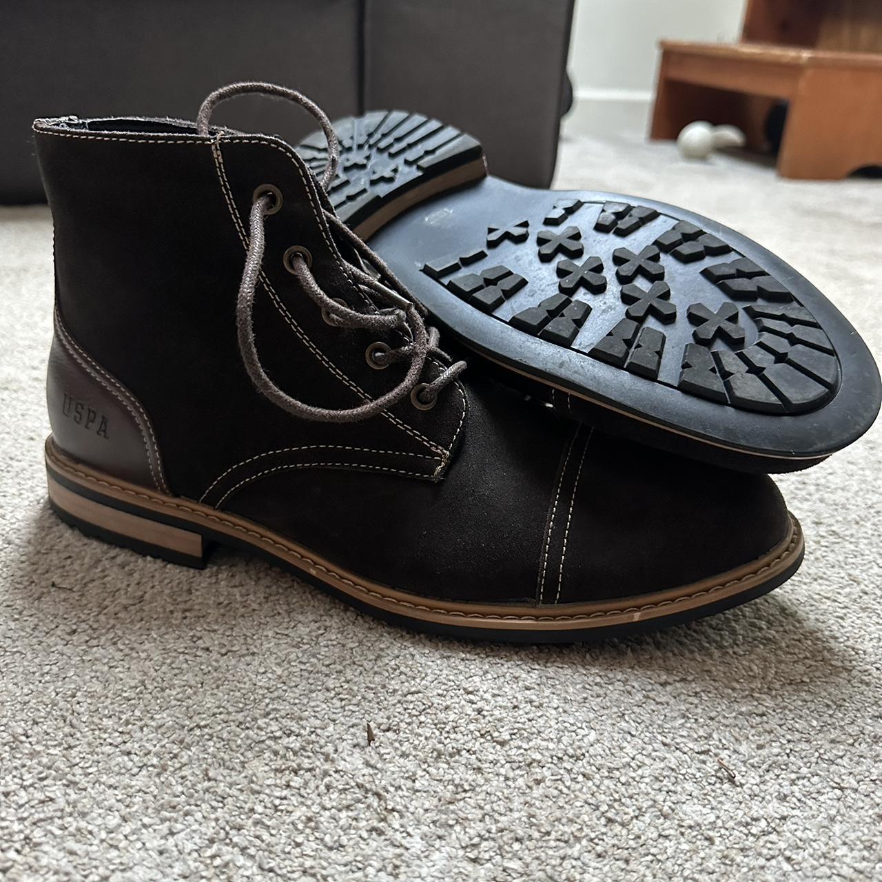 POLO LEATHER BOOTS CHEAP Depop