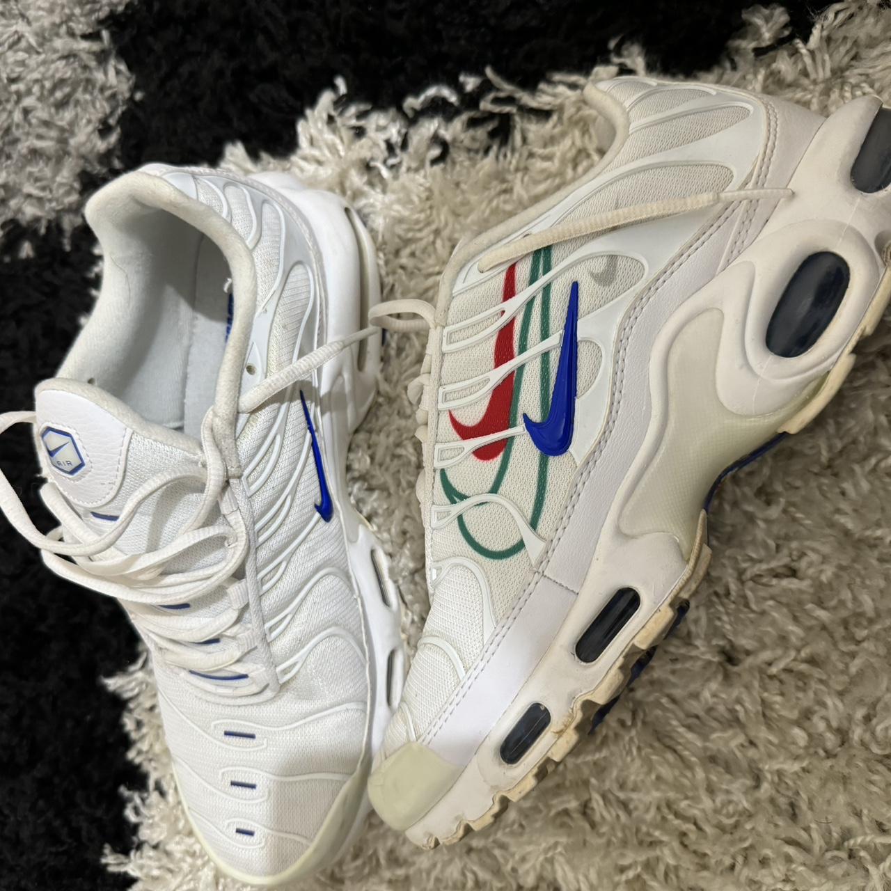 Nike Tn Air Max Plus Multi Swoosh White Worn a