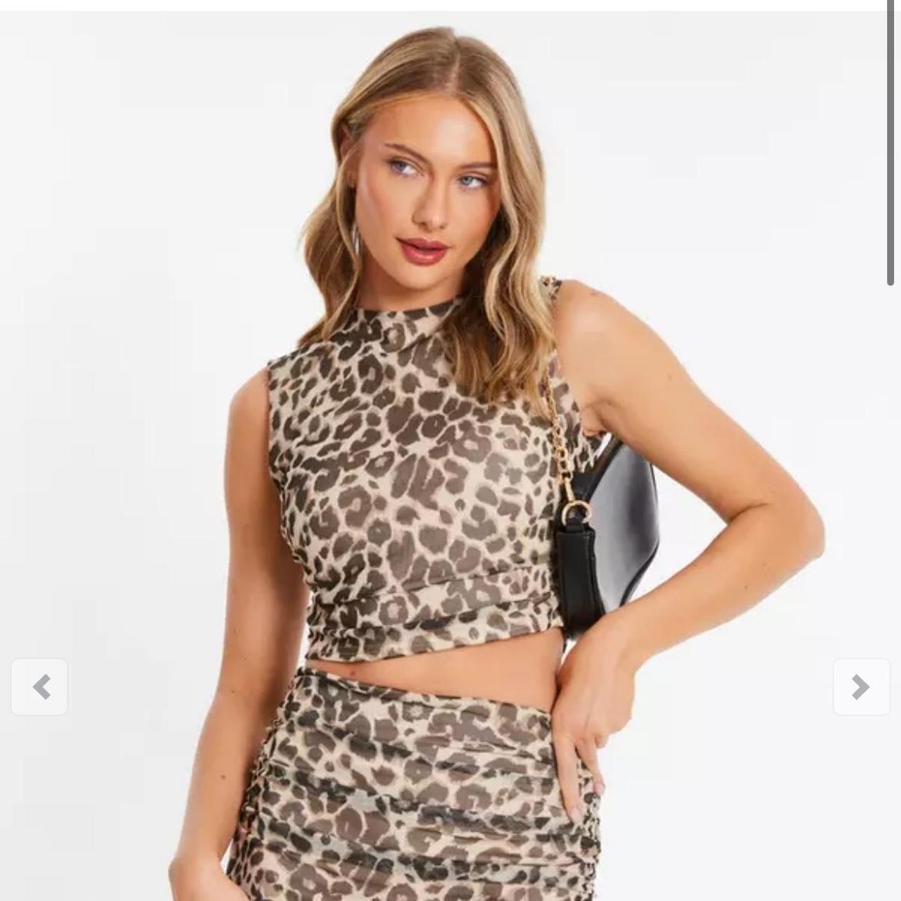 Leopard print maxi skirt quiz hotsell