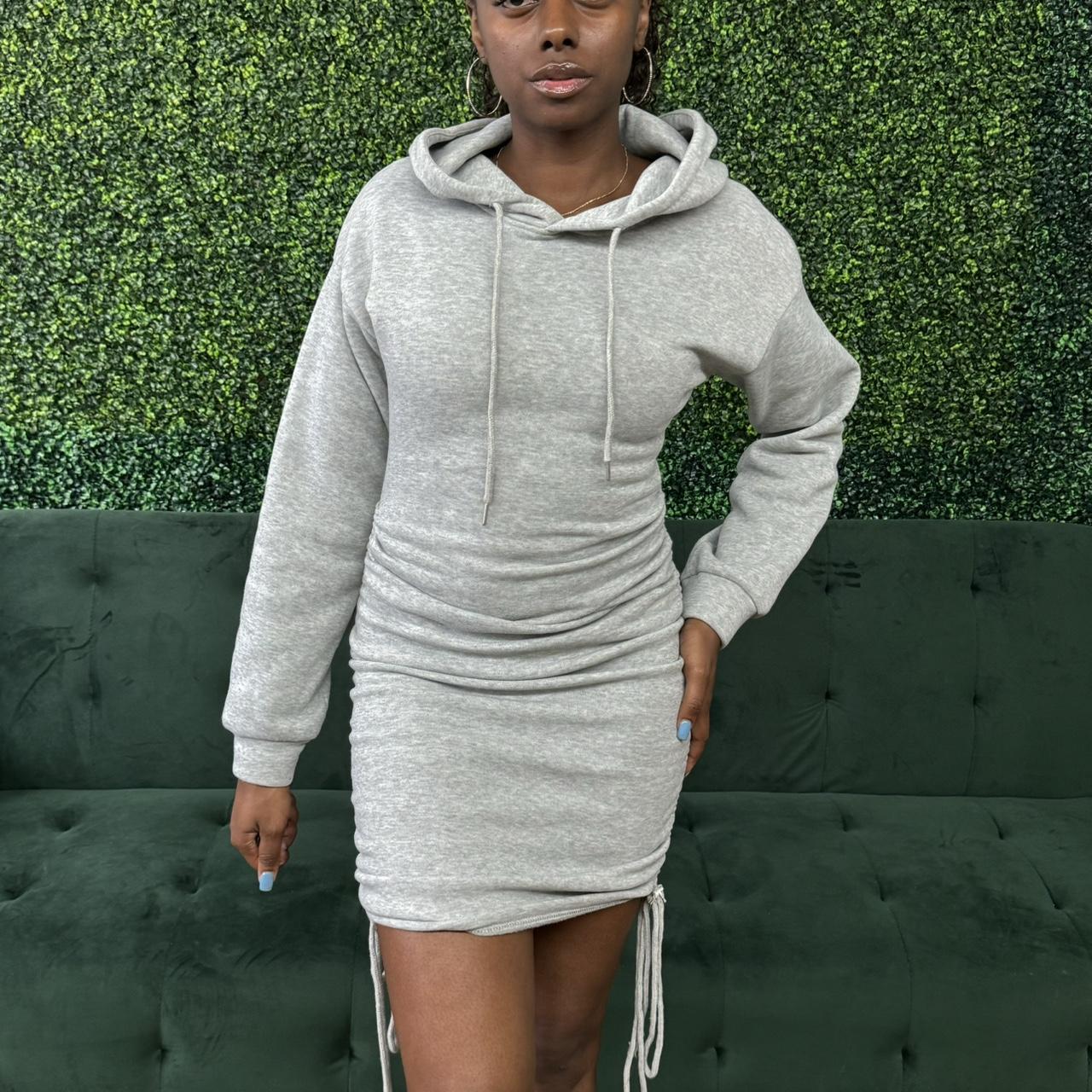 Fashion nova hoodie dress sale