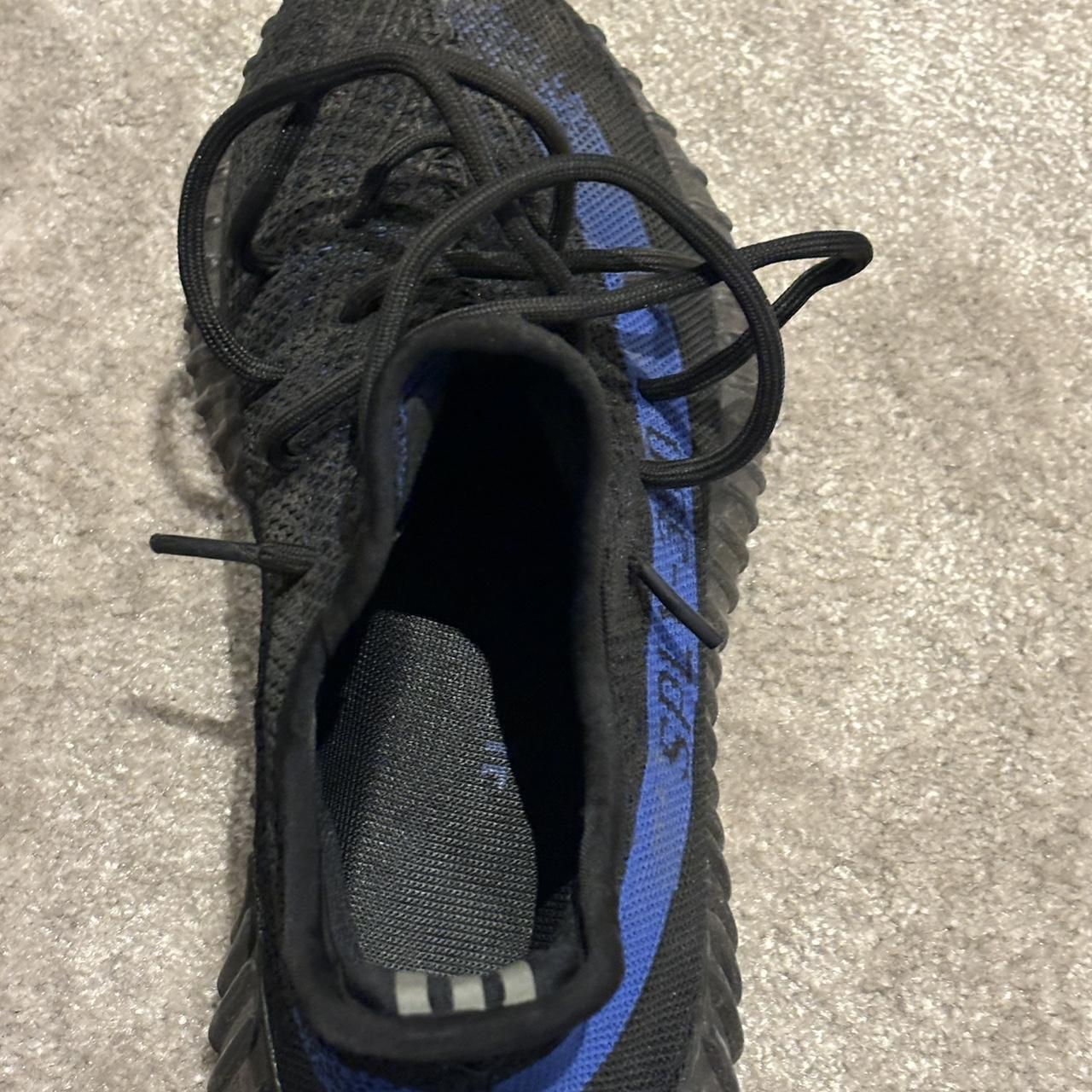 yeezy 350 black and blue