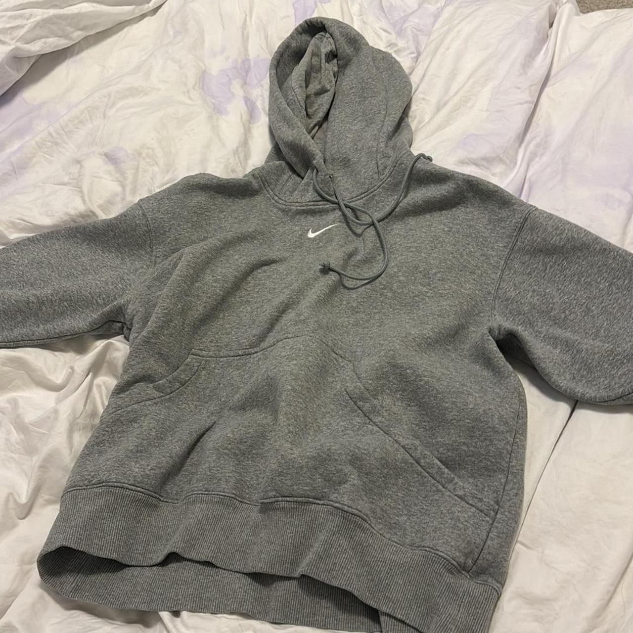 asos grey nike hoodie