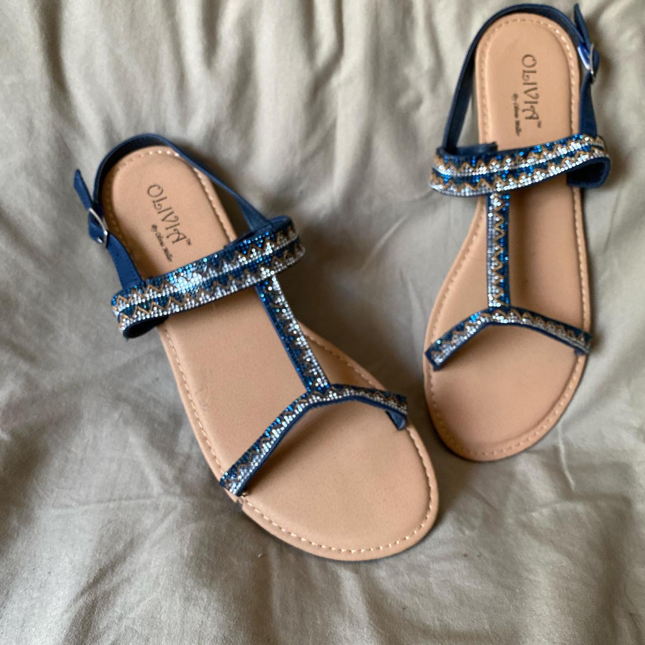 Navy miller fashion sandals