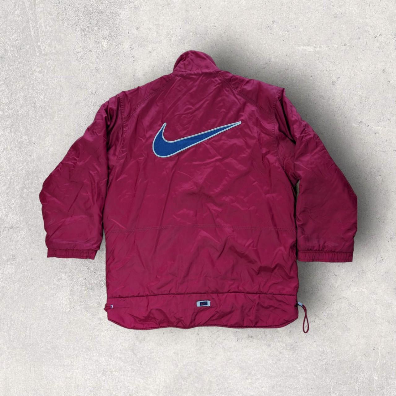 Nike burgundy coat best sale