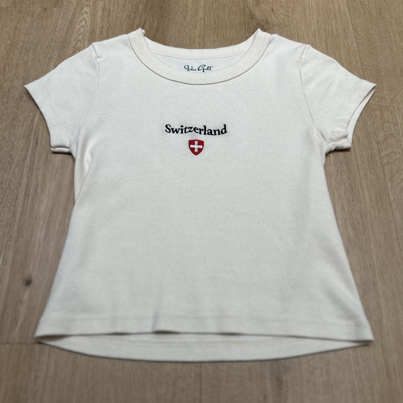 one size Switzerland graphic baby tee from