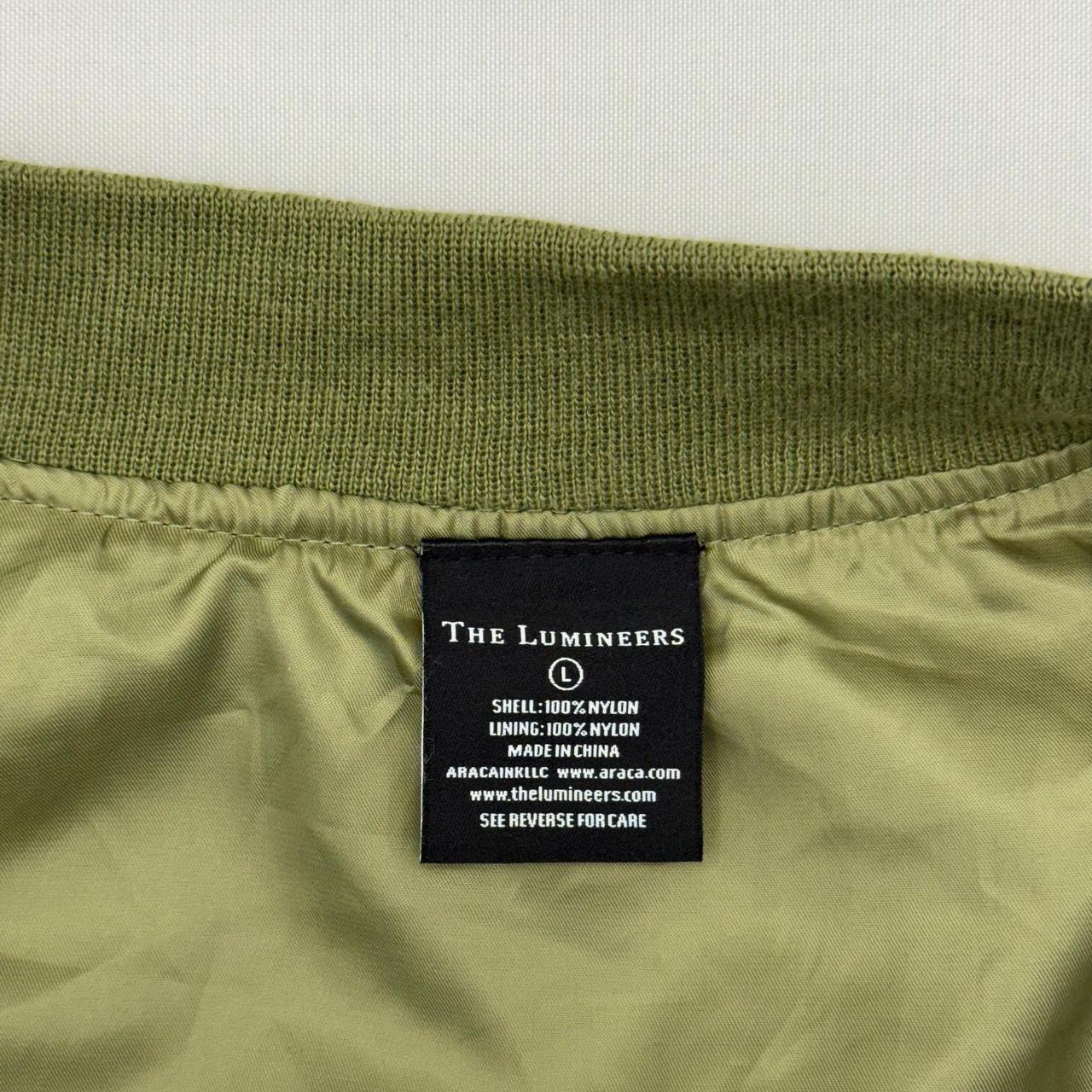 Preloved Men's Bomber Jacket - Green - L – The Lu… - image 6