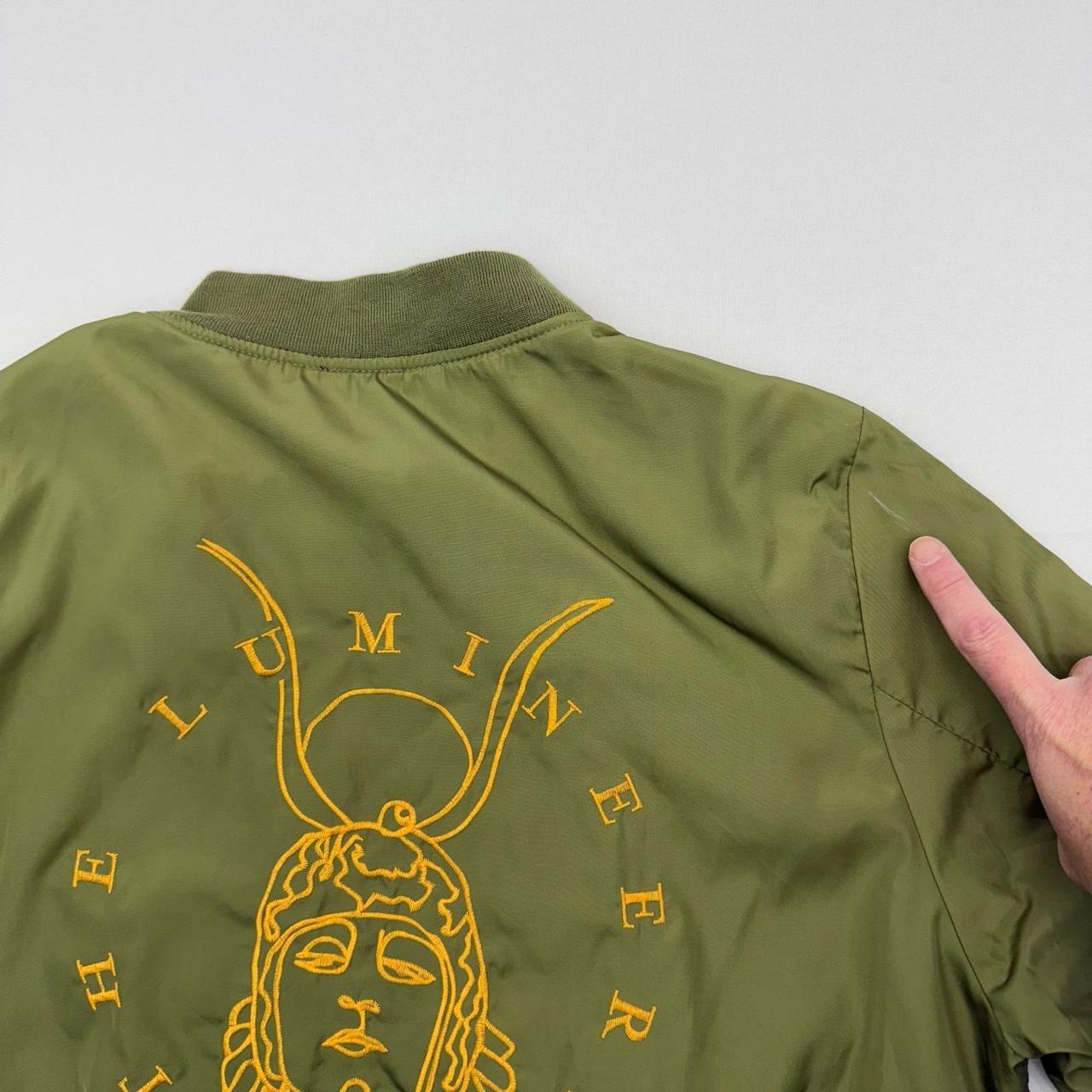 Preloved Men's Bomber Jacket - Green - L – The Lu… - image 8