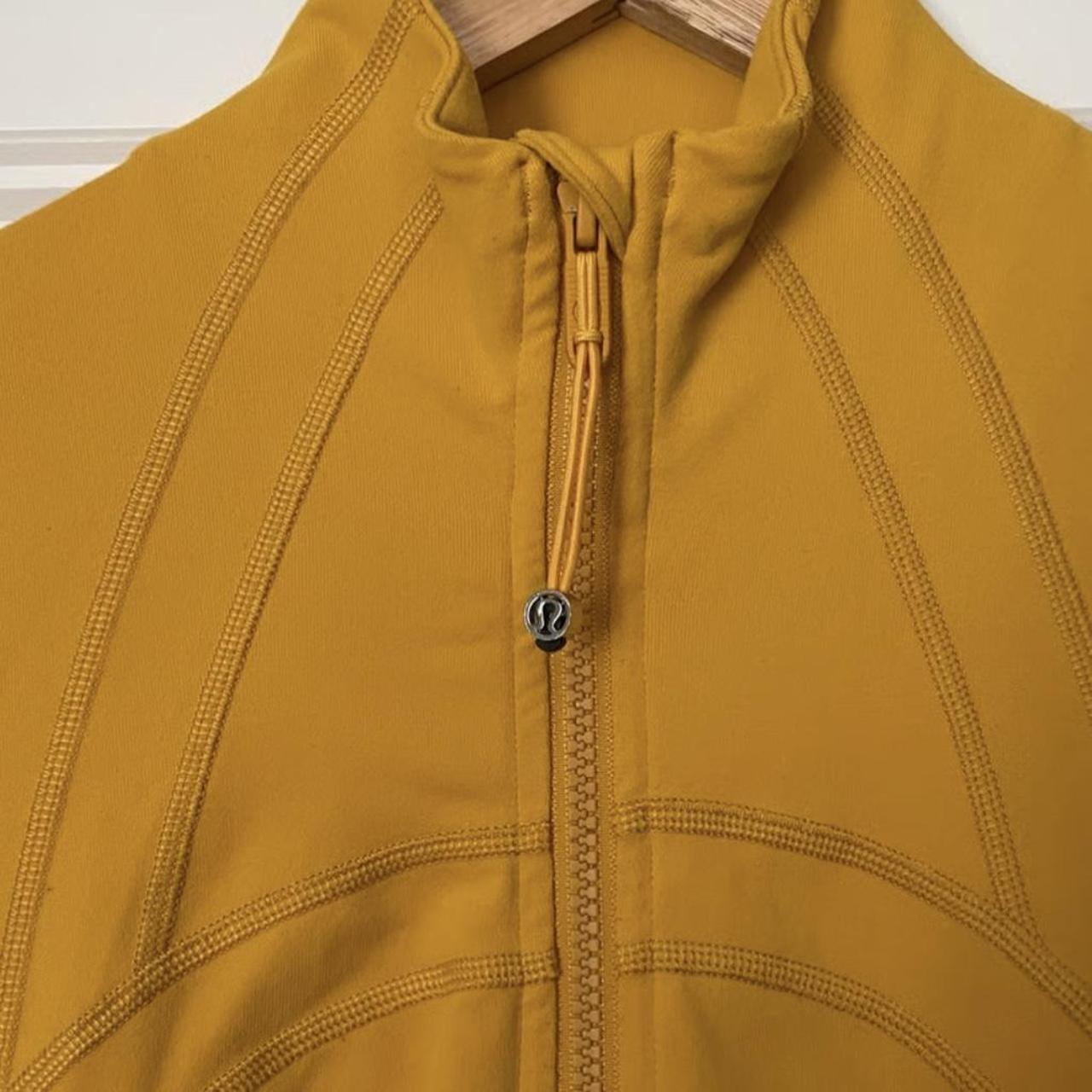 Lululemon honeycomb yellow define jacket size 4 depop