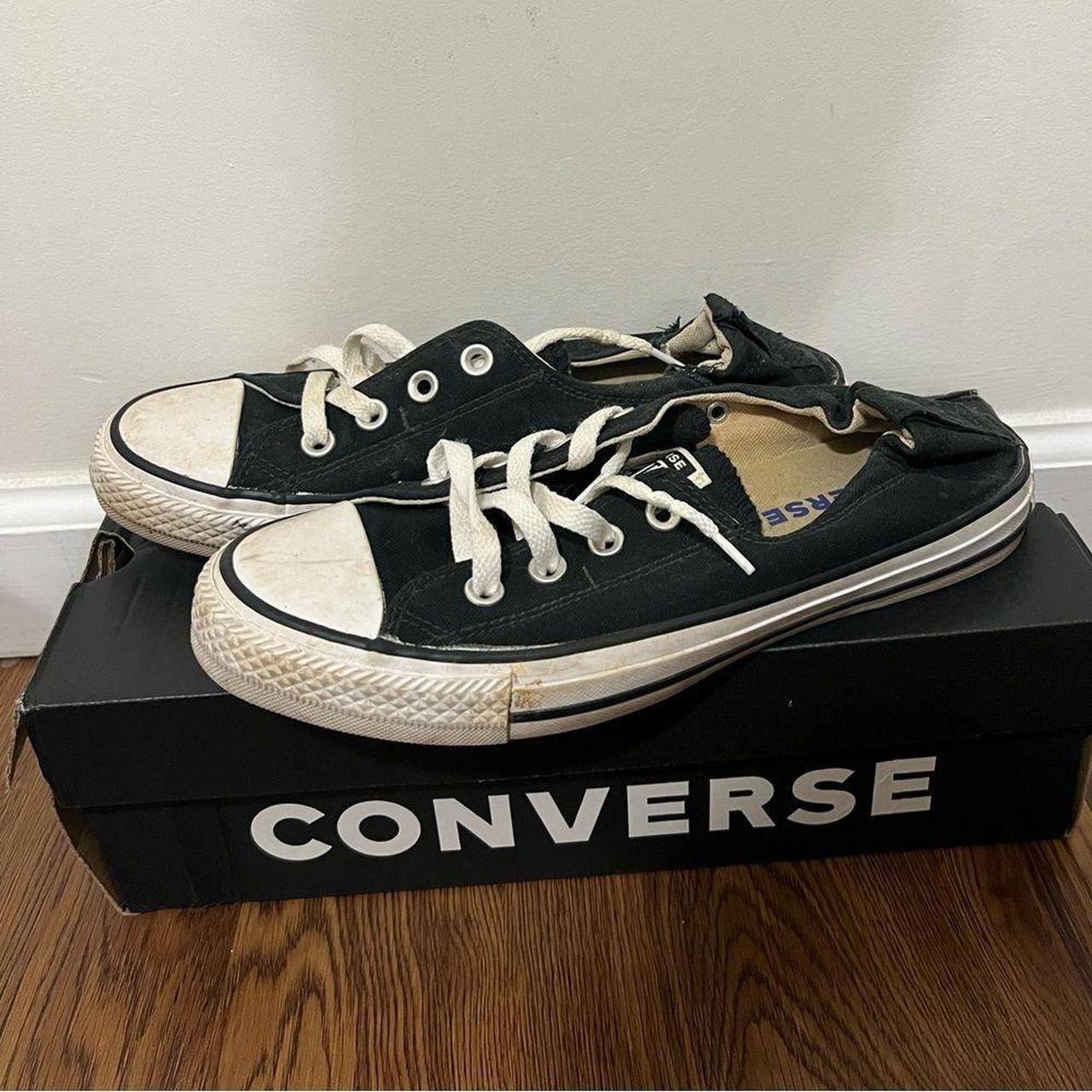 Converse All Star Black Elastic Back