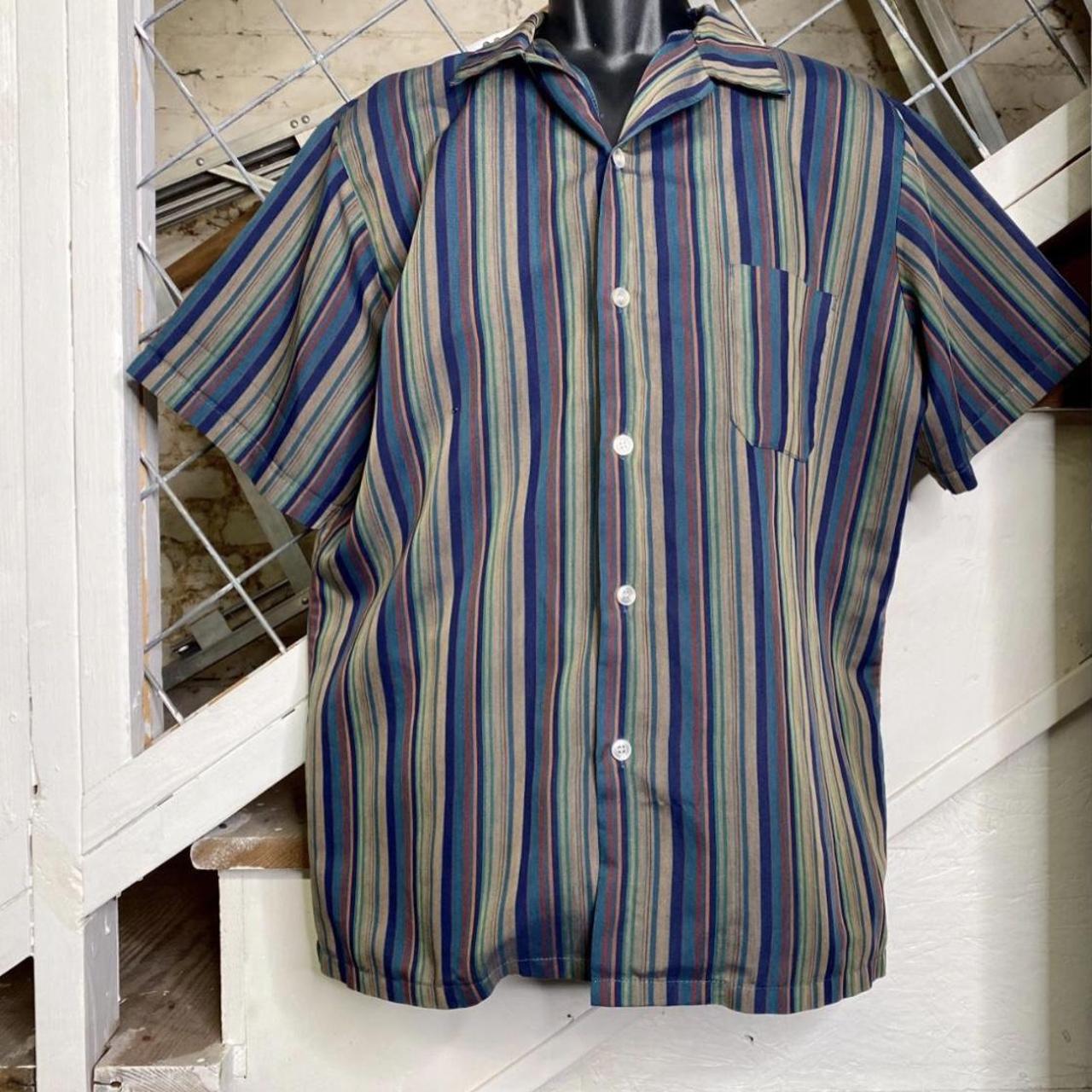 Vintage Men's Shirt - Navy - L