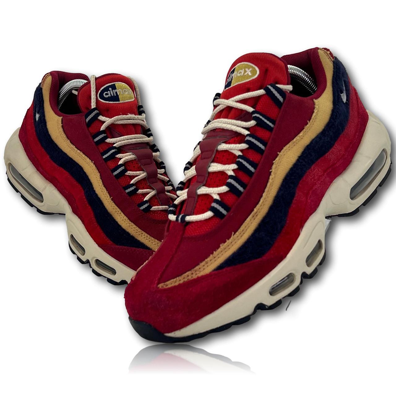 Air max fashion 95 red crush wheat gold