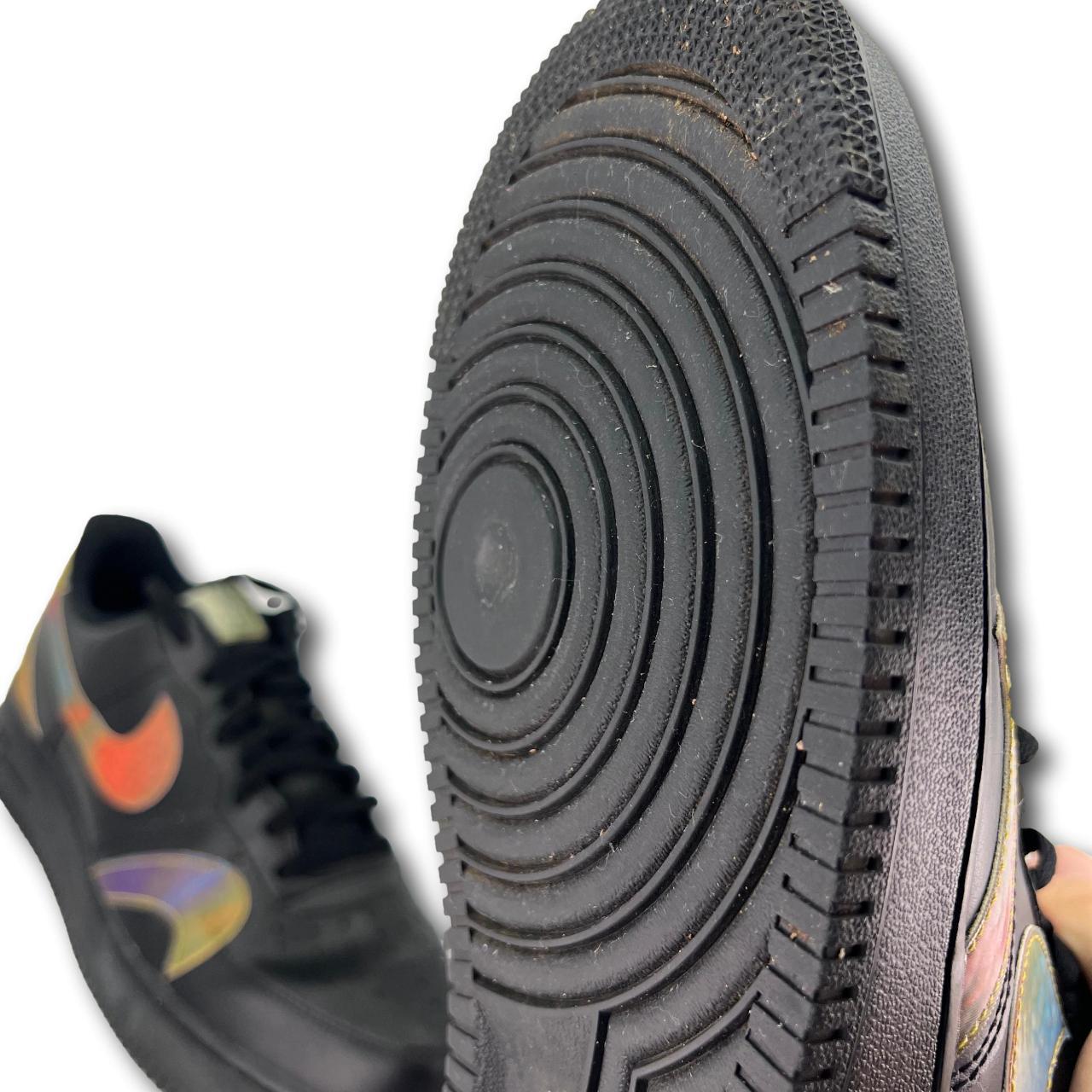 nike air force 1 low misplaced swooshes black multi