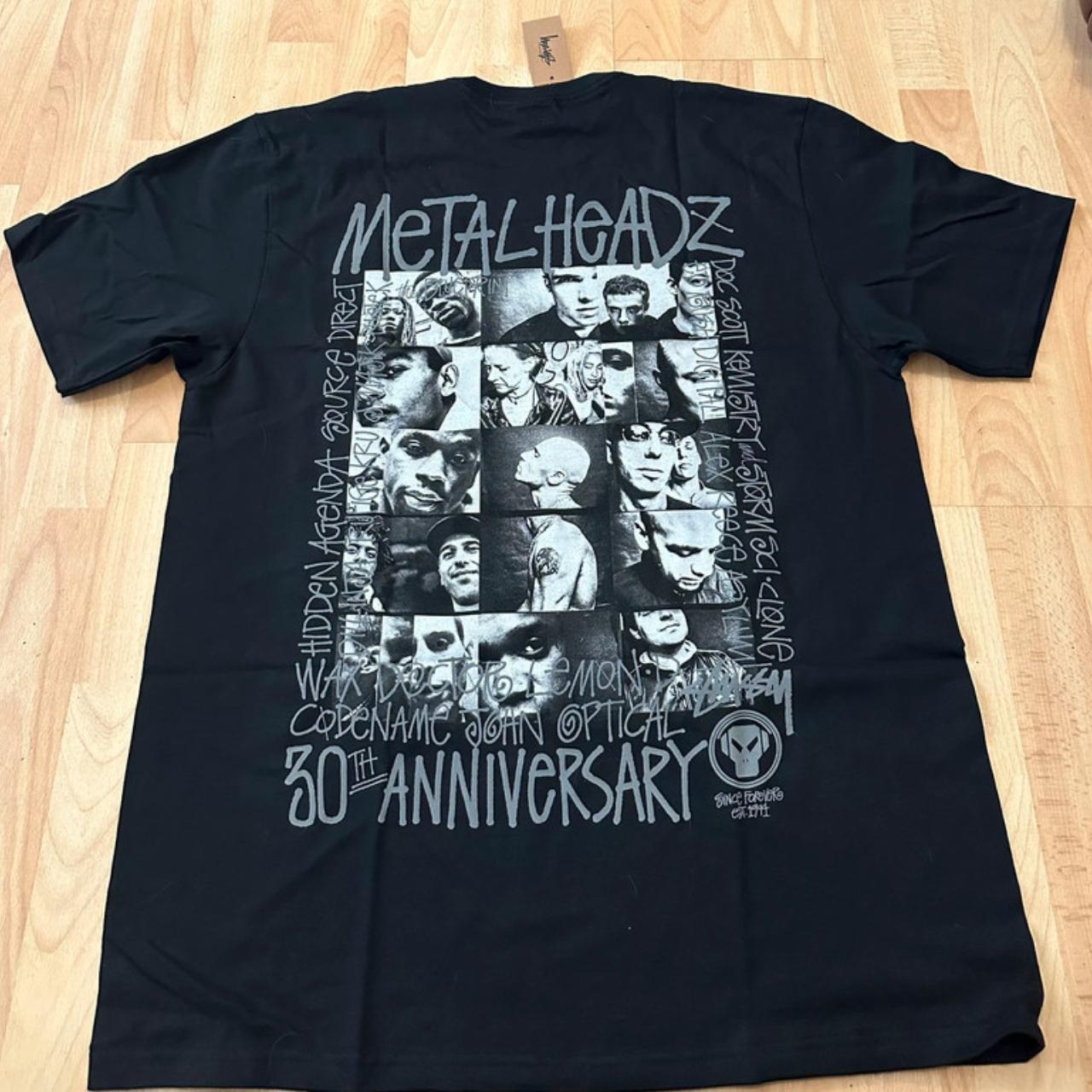Stussy x Metalheadz 30th anniversary T-shirt | Depop