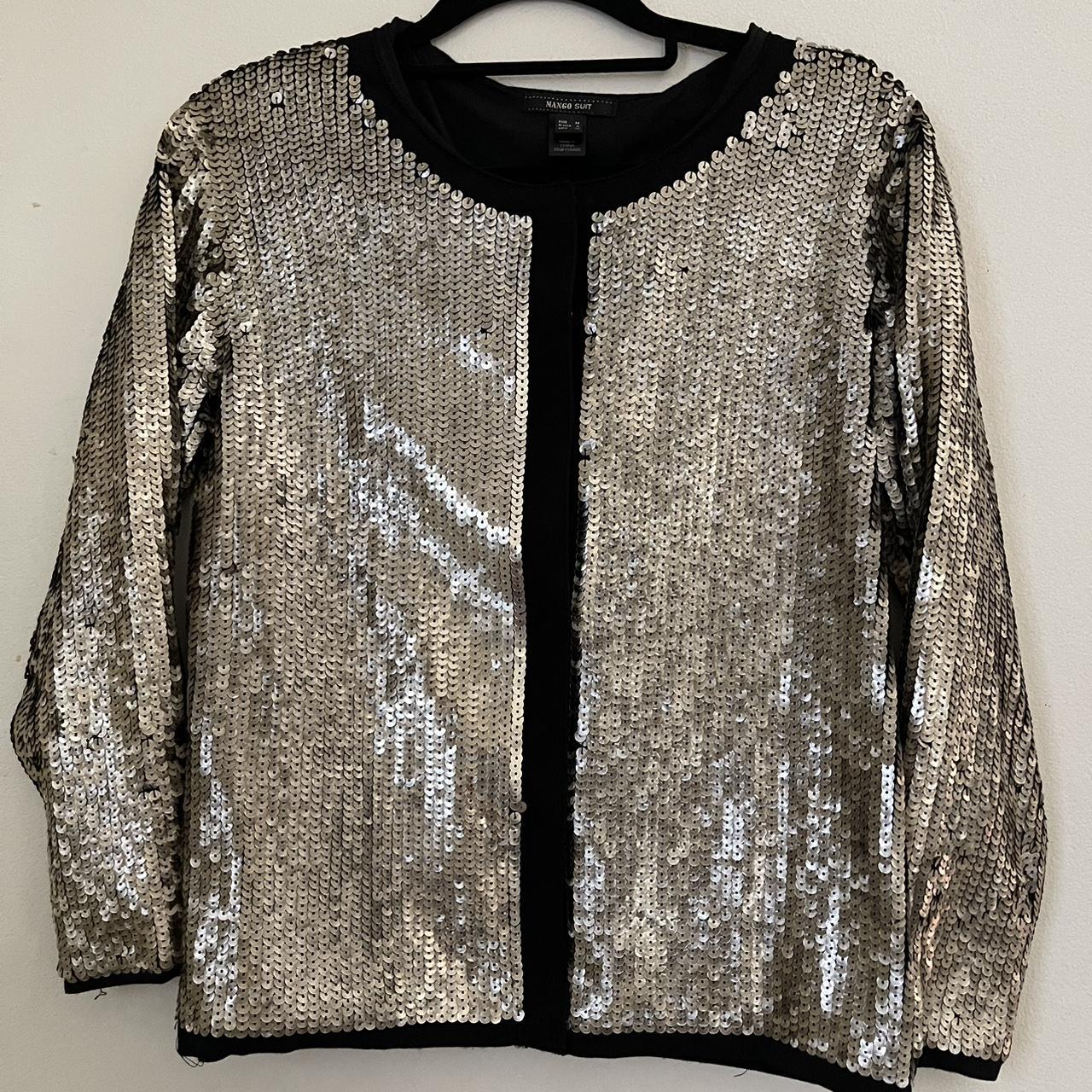 Mango Blazer Jacket Sequin with Depop