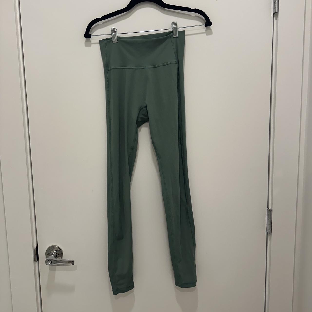 Sage Green Alphalete Pulse Surge Leggings Size M Depop