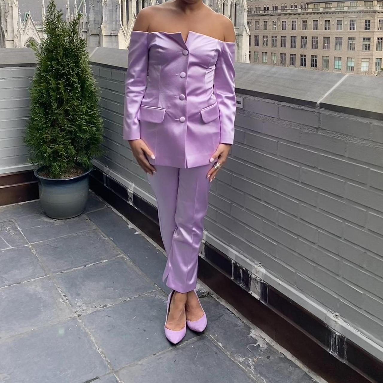 satin asos female suits