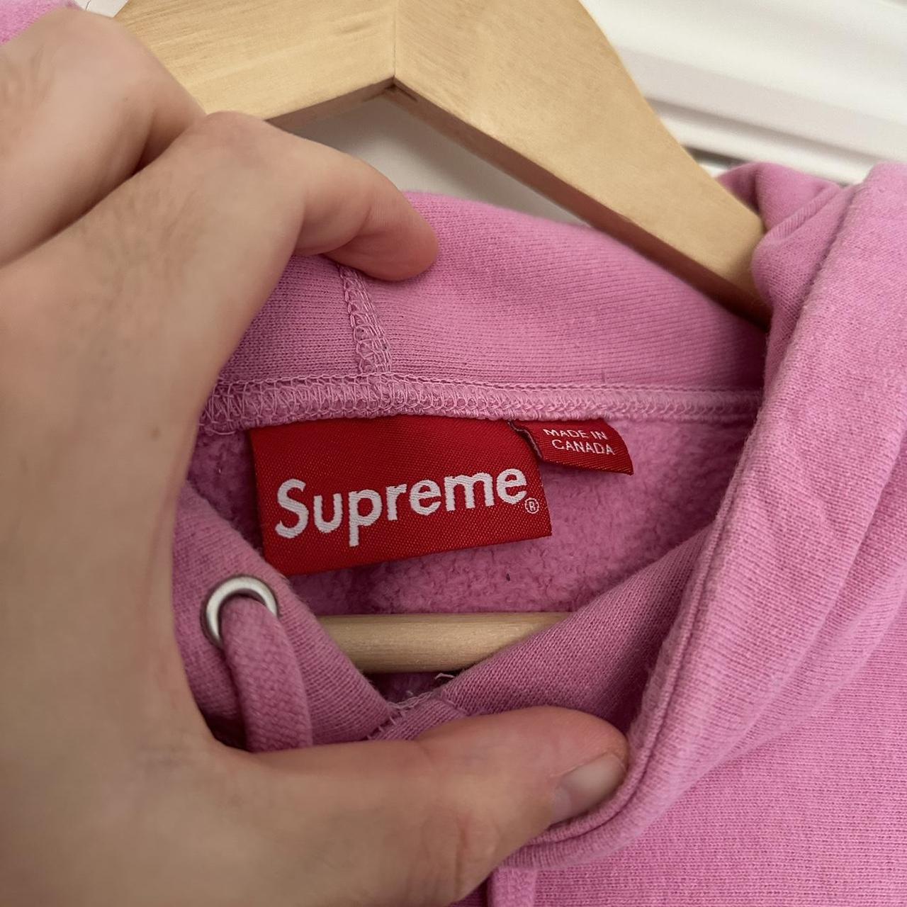 Supreme Box Logo Hoodie Pink on pink | Depop