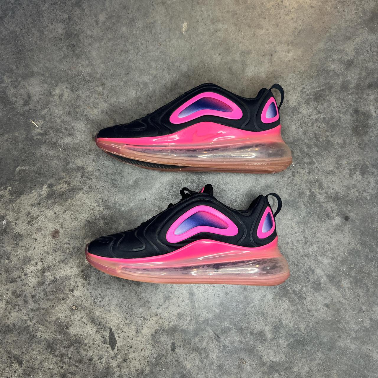 Nike junior air max 720 trainer black / laser fuchsia best sale