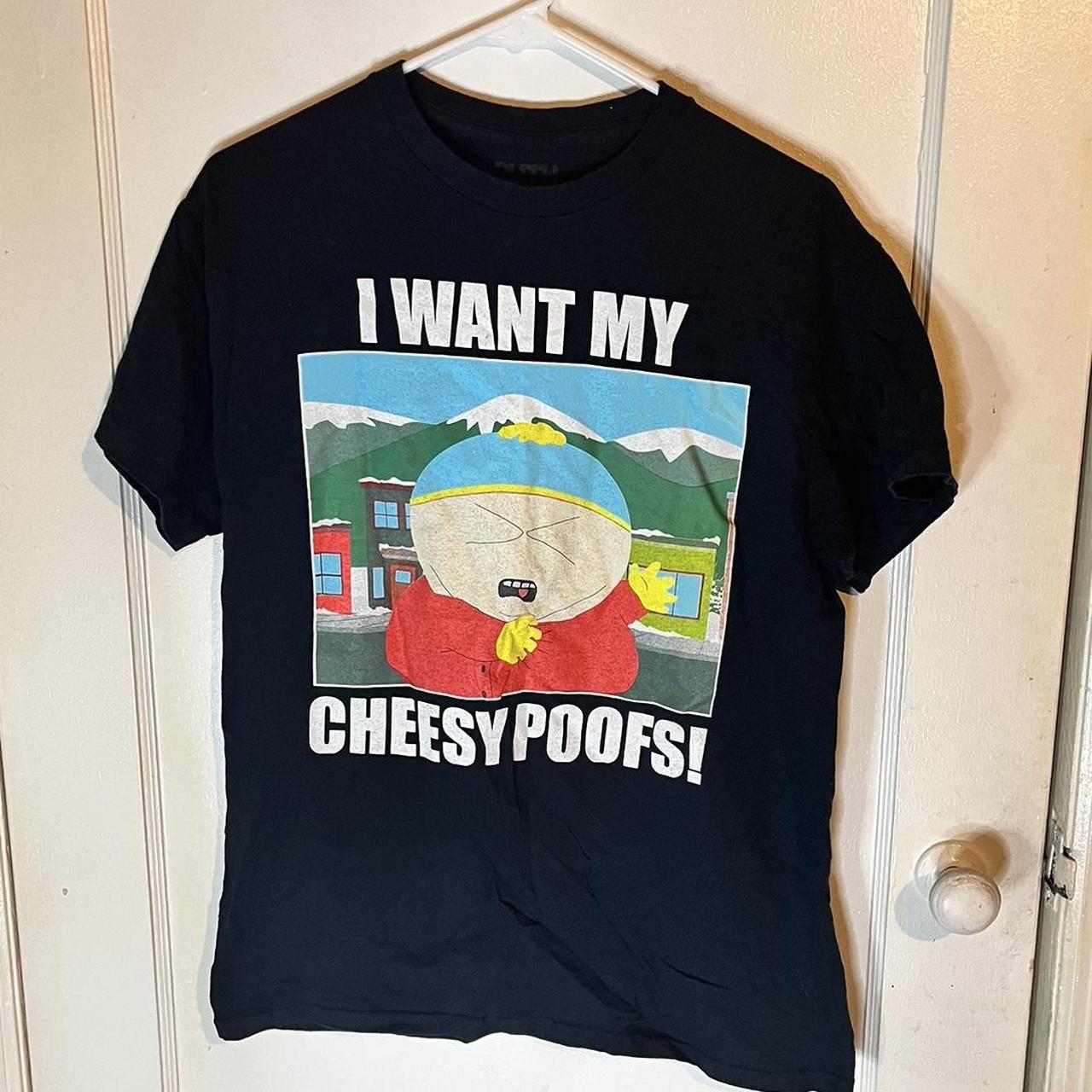 Cheesy Poofs South Park shirt size medium... - Depop