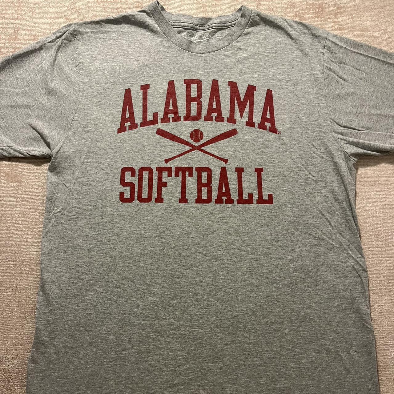 Gray Alabama Softball T shirt Super cute and comfy!... Depop