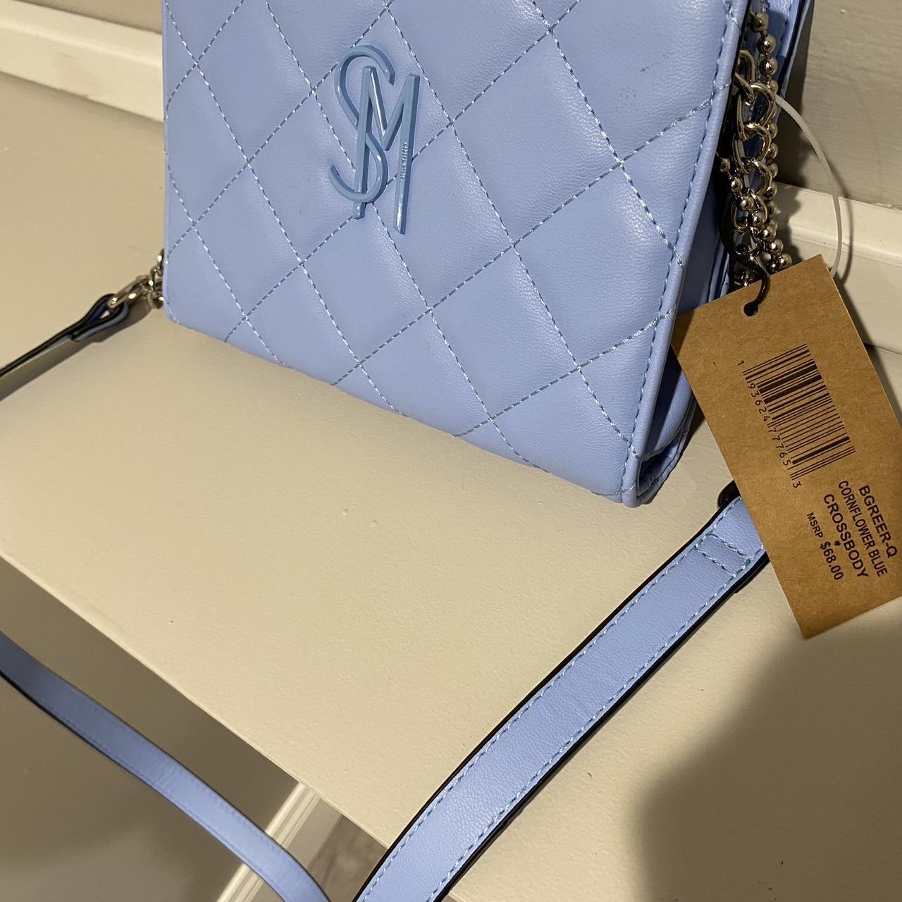 STEVE MADDEN baby blue bjessi selling crossbody bag