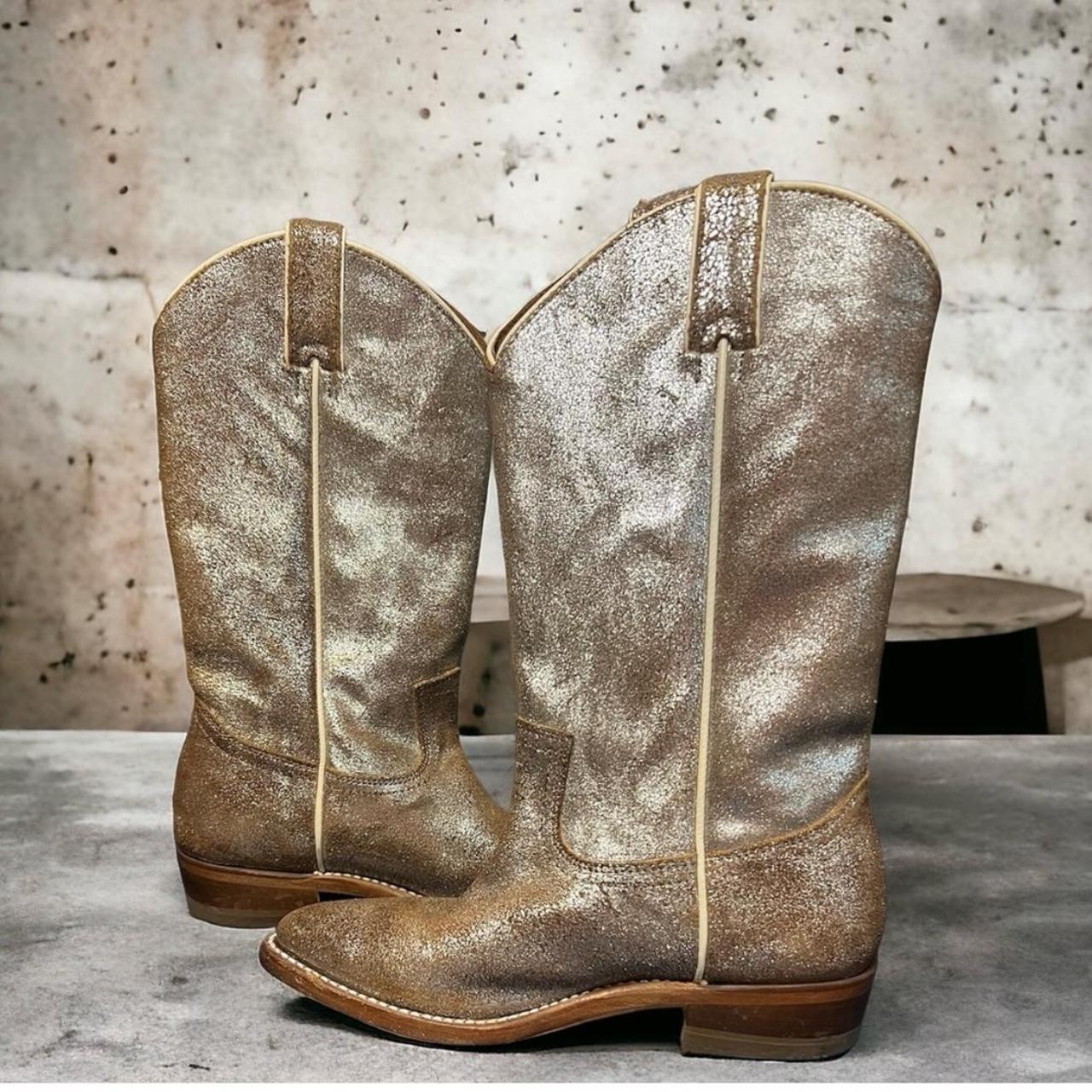 Frye gold boots best sale