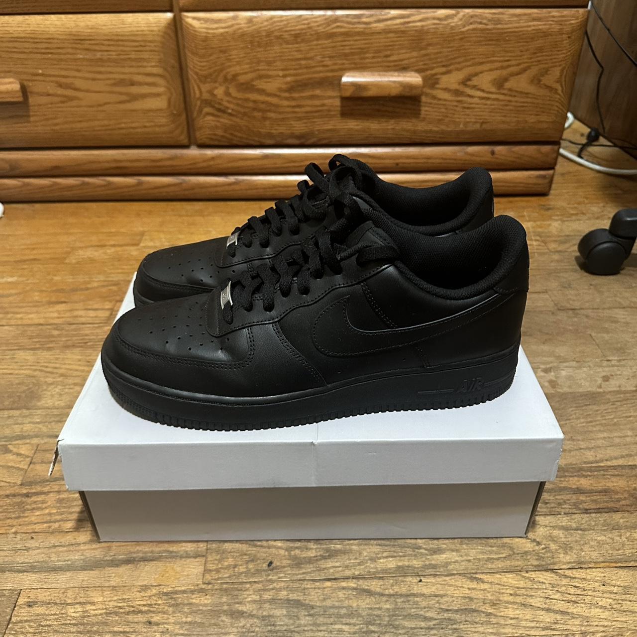 air force 1 black size 6 junior